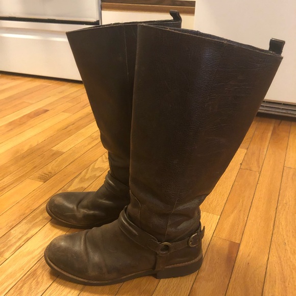 Coach Valterra Leather Riding Boot Size 